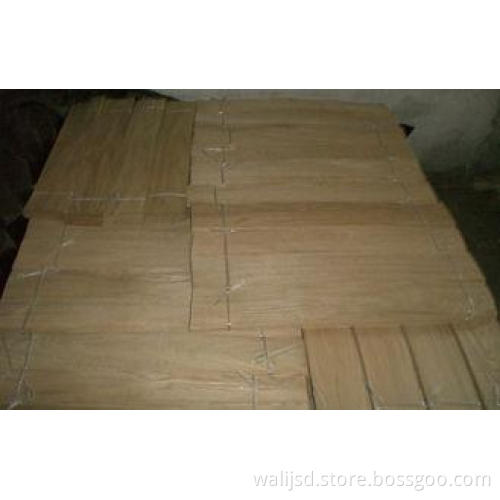Customized Brown Ash Wood Veneer Flooring Fine Straight Cro